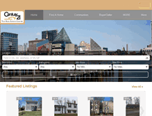 Tablet Screenshot of c21marylandrealestate.com